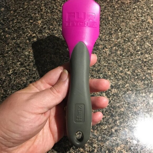 𝅺hartz Grey Pink Fur Fetcher for Cats - Picture 2 of 5